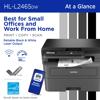 Brother RHLL2465DW Compact Monochrome Laser Multi-Function Printer with Duplex Printing, Refurbished, , small