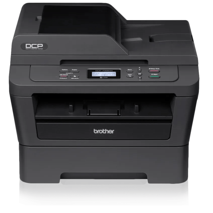 Brother DCP-7065DN all-in-one monochrome laser printer with automatic document feeder