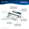 Brother RDS740D Duplex Compact Mobile Document Scanner Refurbished, , small