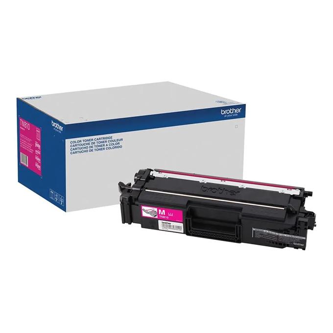 Brother Genuine TN810M Standard-yield Magenta Toner Cartridge, Magenta, large