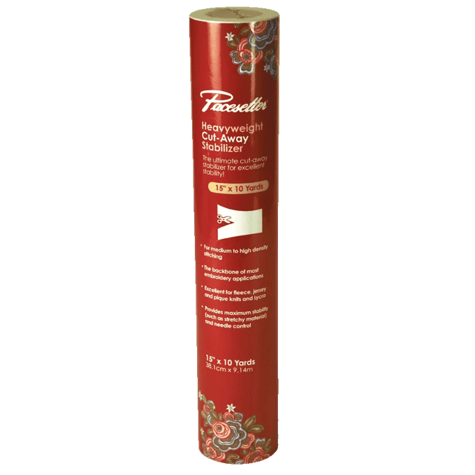Proseller heavyweight cut-away stabilizer roll, 15 inches by 10 yards, for embroidery projects