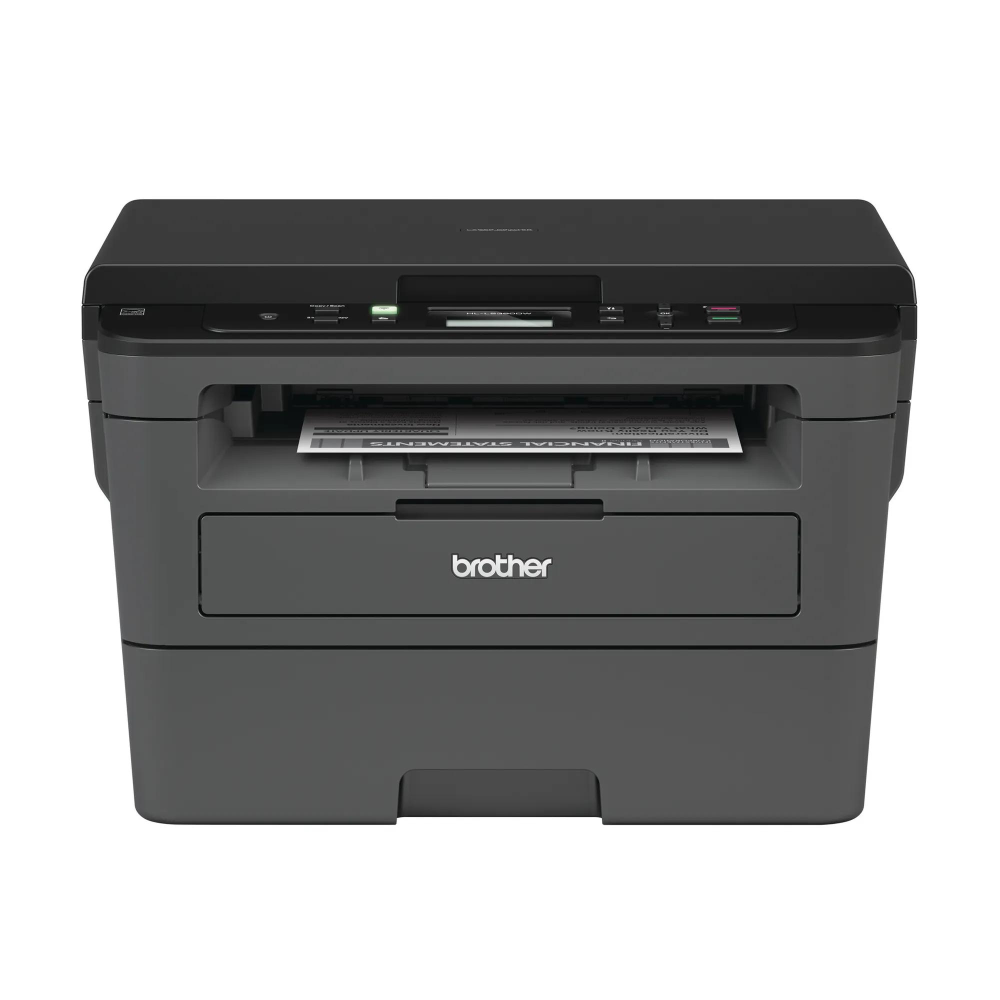 Brother HL-L2390DW monochrome laser all-in-one printer with wireless connectivity
