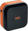 Brother PT-E720BT portable label maker with wireless connectivity and orange accents
