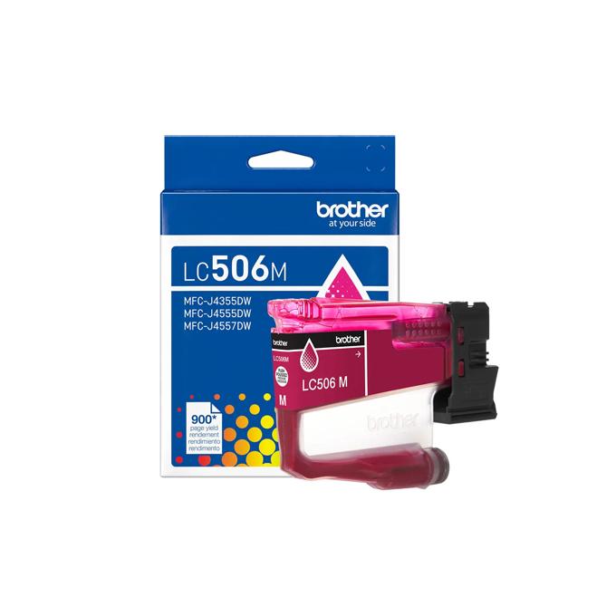 Brother Genuine LC506MS Standard Yield Magenta Ink Cartridge, , large