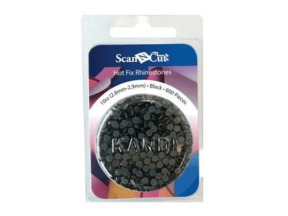 ScanNCut hot fix rhinestones package, black, 10ss size, 800 pieces for crafting projects