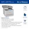 Brother MFC-L8970CDW color laser all-in-one printer with touchscreen and wireless connectivity