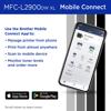 Brother Mobile Connect app interface on smartphone for MFC-L2900DW XL wireless printer management