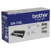 Brother DR-730 genuine drum unit packaging with 12,000-page yield