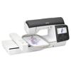 Brother NQ3700D embroidery machine with touchscreen and Disney design in hoop