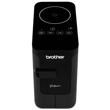 Brother P-touch label maker with wireless connectivity and touchscreen display