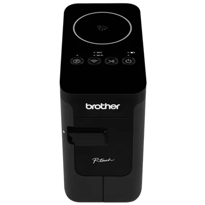 Brother P-touch label maker with wireless connectivity and touchscreen display
