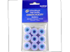 Brother pre-wound embroidery bobbins with white polyester thread, 9-pack