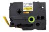 Brother HSe-661 31mm yellow heat-shrink tube cartridge with black text on dark gray cassette