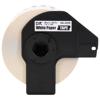 Brother DK-2225 continuous white paper tape roll in black cartridge, 1.5 inches by 100 feet