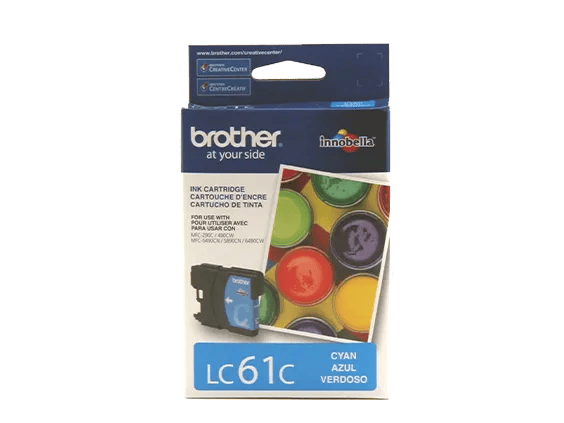 Brother LC61C cyan ink cartridge for inkjet printers