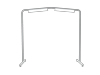 Brother SAQCFLT52 quilting frame with adjustable legs and white finish