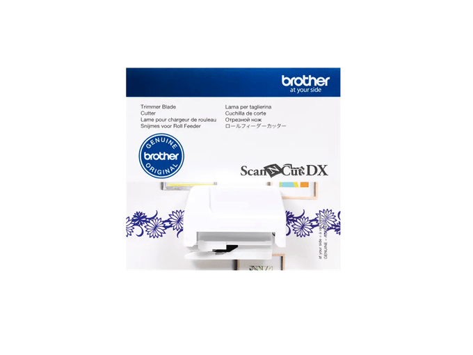 Brother ScanNCut DX cutting machine with roll feeder and trimmer blade accessories