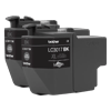 Brother LC3017BK high-yield black ink cartridge 2-pack for inkjet printers