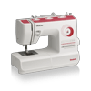 Brother SB530T sewing machine with red control panel and built-in stitches