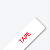 Brother TZe-242 laminated label tape cartridge with red text on white background