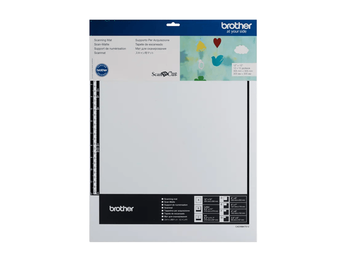 Brother ScanNCut 12x12 inch scanning mat in retail packaging