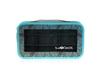 Brother ScanNCut DX carrying case in turquoise with decorative pattern and storage compartments