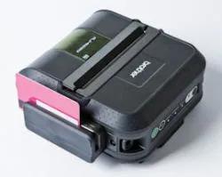 Brother mobile receipt printer with wireless connectivity and rechargeable battery