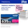 Brother Genuine TN635XLM High Yield Magenta Toner Cartridge, Magenta, small
