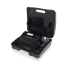 Brother label maker with keyboard in portable carrying case with accessories