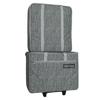 Brother Designio rolling tote with detachable storage case in gray chevron pattern