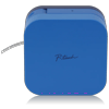 Brother P-touch cube label maker in blue with wireless connectivity