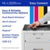 Brother HL-L3220CDW color laser printer with dual-band wireless connectivity