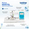 Máquina de coser y bordar Brother NV970L con conectividad inalámbrica y pantalla táctil