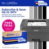 Brother HL-L2405W Wireless Compact Monochrome Laser Printer with Mobile Printing, , small