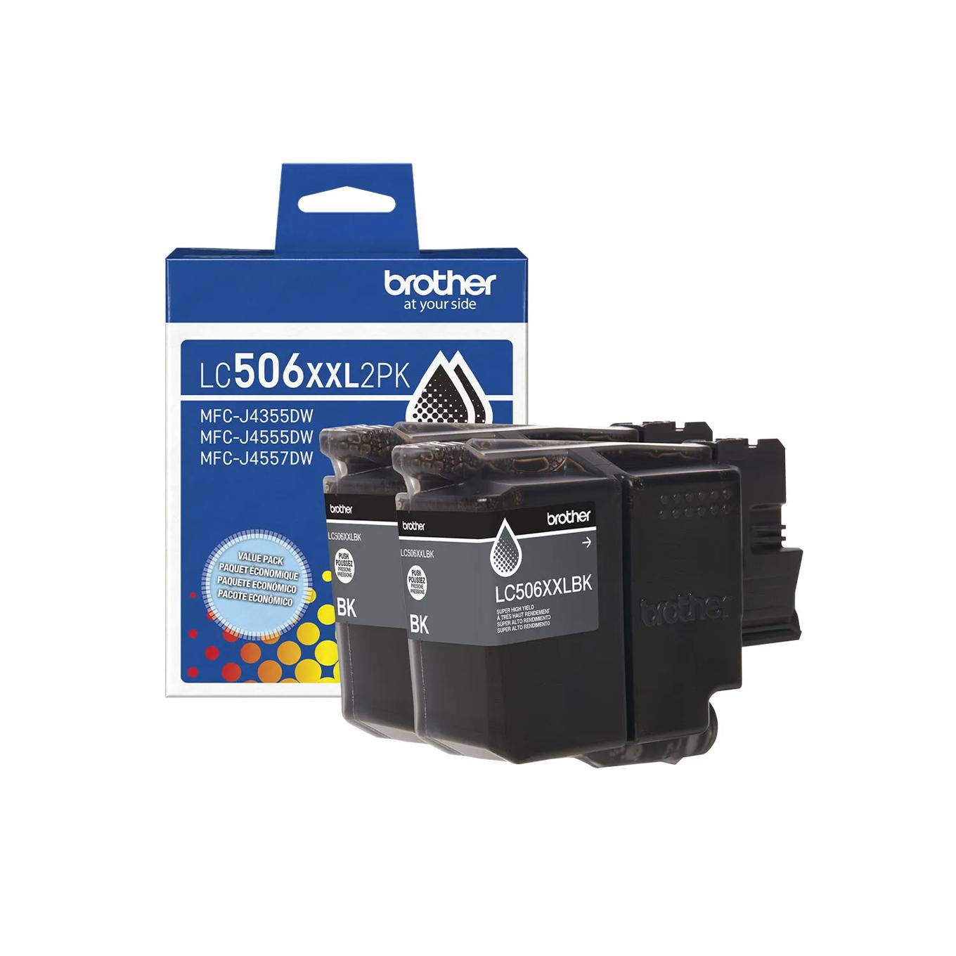 Genuine LC506XXL2PKS Twin Pack Super High Yield Black Ink