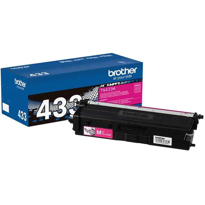 Brother Genuine TN433M High-yield Magenta Toner Cartridge, , large