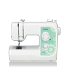 Brother JS2135 sewing machine with floral design panel and stitch selector dial