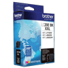 Brother LC20E BK XXL super high-yield black ink cartridge packaging with 2400-page yield