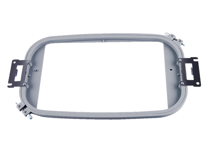 Brother PRH300 embroidery hoop frame with adjustable clamps for fabric positioning