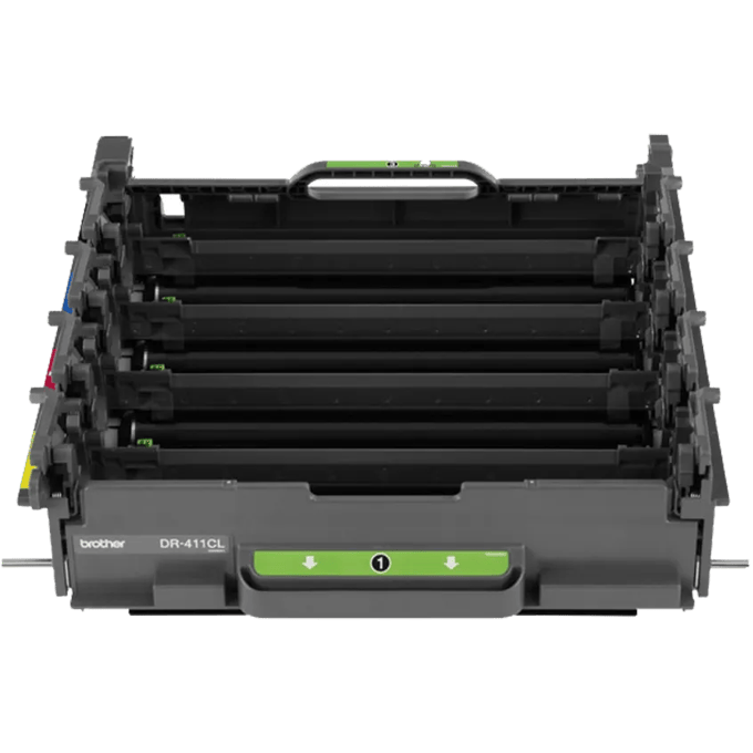 Unidad de tambor Brother DR-411CL con cuatro tambores de color para impresoras láser