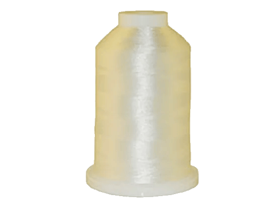 Brother embroidery thread spool in ivory white polyester for sewing machines