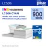 Brother Genuine LC506CS Standard Yield Cyan Ink Cartridge, , small