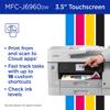 Brother MFC-J6960DW all-in-one printer with touchscreen and wireless cloud connectivity