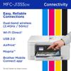 Brother MFC-J1355DW all-in-one printer with dual-band wireless connectivity and color output tray