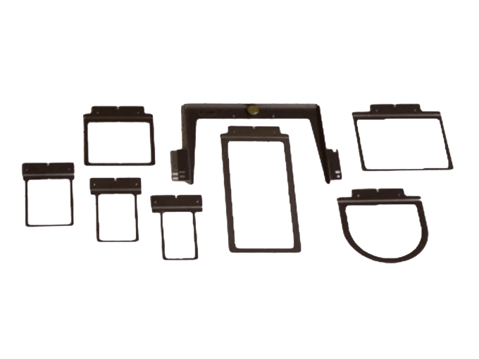 Brother embroidery hoop set with multiple frame sizes for sewing machines