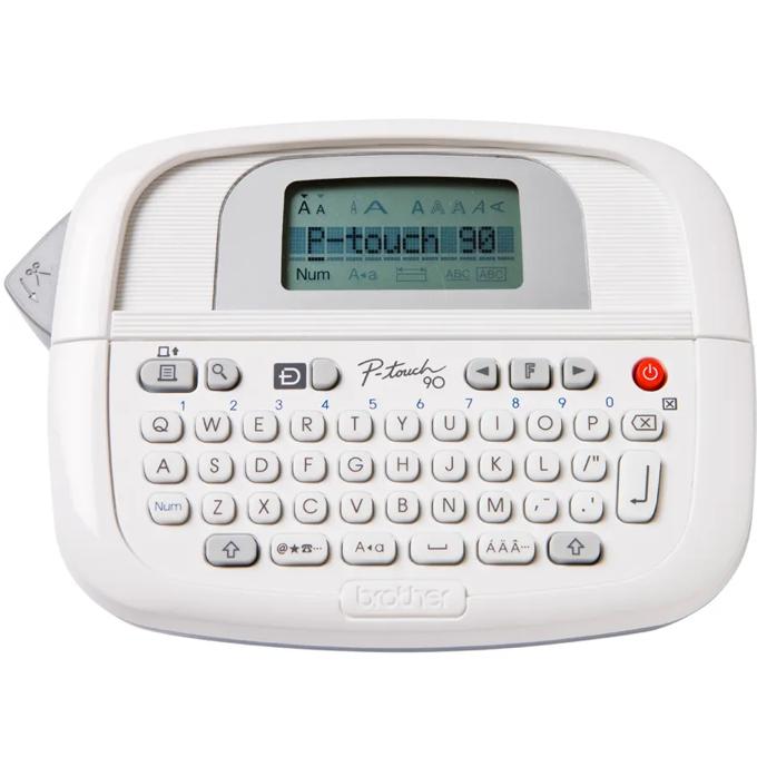 Brother P-touch 90 label maker with QWERTY keyboard and LCD display