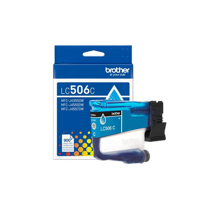 Brother Genuine LC506CS Standard Yield Cyan Ink Cartridge, , large