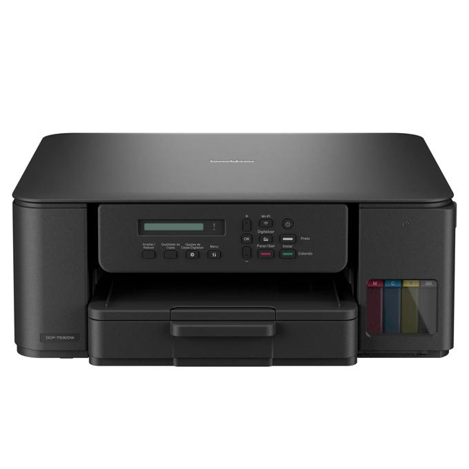 Impresora multifunción Brother DCP-T530DW con conectividad inalámbrica y tanques de tinta recargables