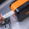 Brother P-touch EDGE label maker printing TIA-606 cable wrap label for network organization