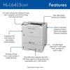 Brother HL-L6415DWT monochrome laser printer with dual trays and wireless connectivity